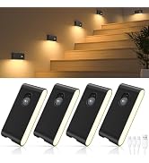 WILLED Motion Sensor Night Lights, Wireless Stair Lights Indoor, Battery Rechargeable Night Light...