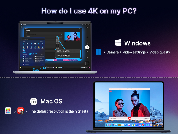 Shows how to open the N660P PRO on Windows and Mac systems