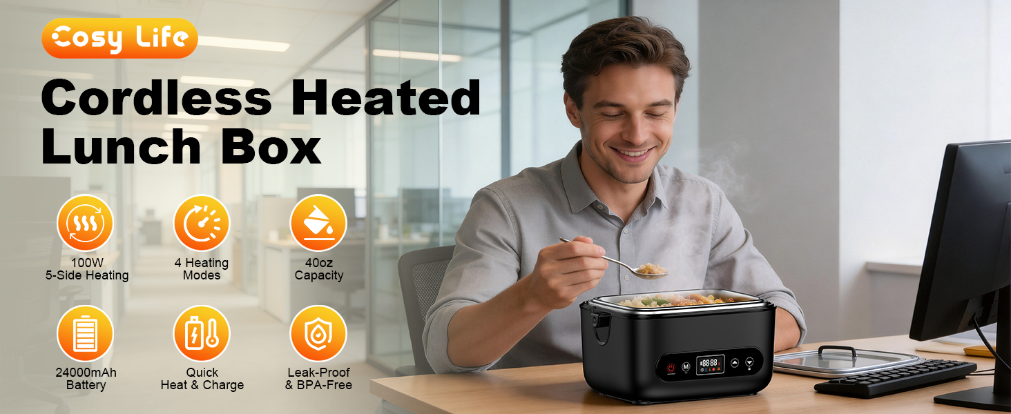 Cordless Electric Lunch Box