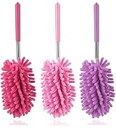 TIMIVO Microfiber Duster for Cleaning, Dusters with Telescoping Extension Pole, Extendable Washab...