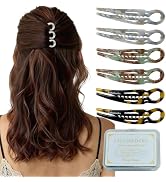Fallinlocks 6 Pack Prestige Hair Pins for Women, 3.15" Medium French Hair Pins for Thin & Thick H...
