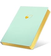 CAGIE Cute Diary Journal for Women A5 Lined Journals for Writing with Heart-Shaped Soft Cover Jou...