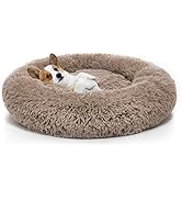 MIXJOY Orthopedic Dog Bed Comfortable Donut Cuddler Round Pet Beds Ultra Soft Washable Dog and Ca...