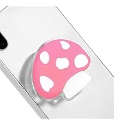 GRIPONG Cute Mushroom Expandable Collapsible Mobile Phone Grip Stand Holder for Smartphone Tablet...