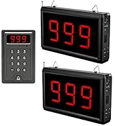 Wireless Calling System Restaurant Pager System Take A Number Display Number Calling System Queue...