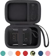 co2CREA Hard Carrying Case Replacement for JBL Go 4 Go3 Go 3 Eco Portable Speaker (Black Case)