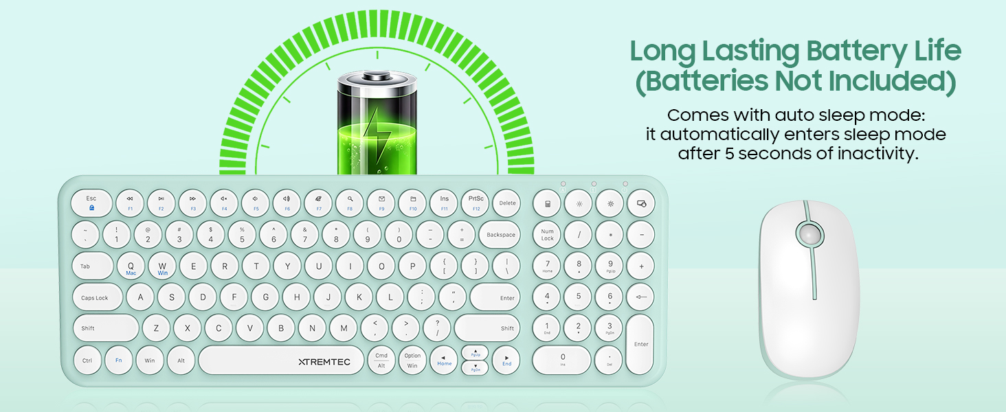 LONG BATTERY LIFE& AUTO SLEEP MODE