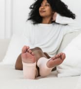 moisturizing heel socks gel lined overnight pedicure callus