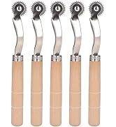 Oumefar 5Pcs Tracing Wheel Paper Perforator Tracing Wheel Serrated Tracing Wheel Serrated Tracing...