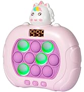 GAPER GO Quick Push Pop Game 6 Modes Games Fast Push Bubble Game Console Pop Game Fidget Toys Lig...