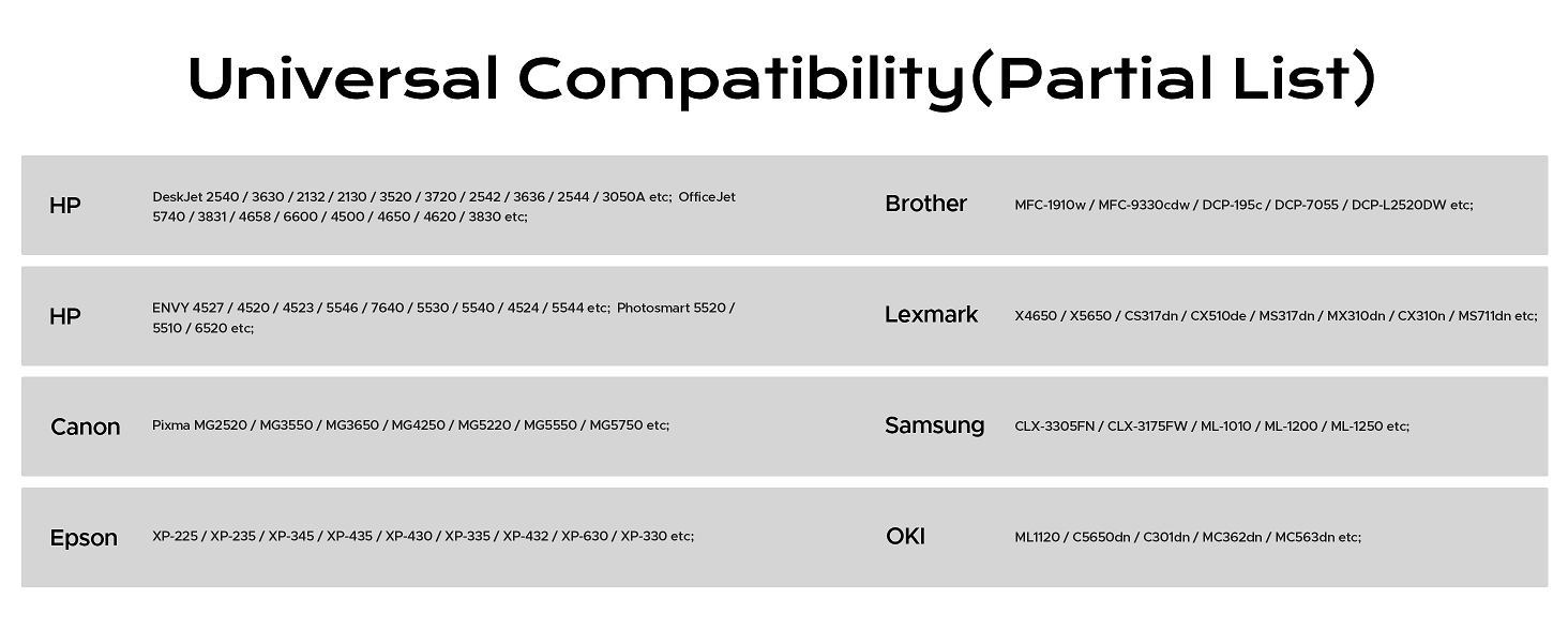 Wide Compatibility