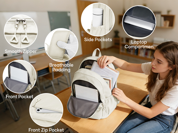 large-capacity student backpack