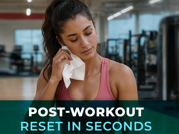 Mens Body Wipes, Workout