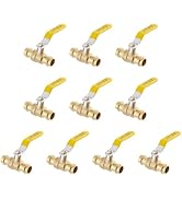 10PCS PLUMBINGMASTER 1/2" Press Copper with EPDM O-Ring Press Valve 1/4-Turn Press Ball Valve Fit...