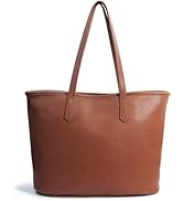 Zipper Tote Bag for Women Soft Vegan Leather Handbag for Work, Travel & Everyday Use