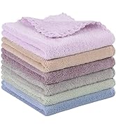 SUNLAND Microfiber Face Cloth Reusable Makeup Remover Facial Cleansing Towel Ultra Soft Face Wash...