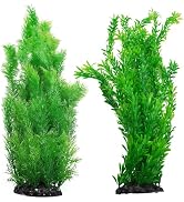 kathson Aquarium Plants Plastic Realistic Tall Fish Tank Plant Decorations Seaweed Fish Tank Deco...