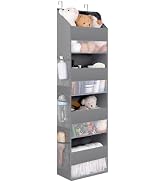 GRANNY SAYS 4-Shelf Over Door Hanging Organizer, Wall Mount Back of Door Hanging Organizers, Larg...
