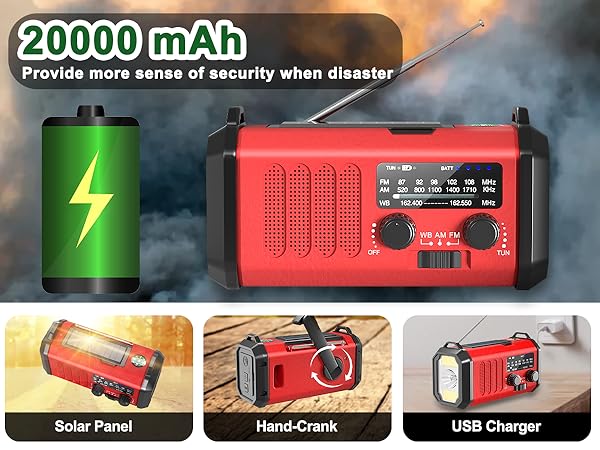 Hand Crank Emergency Radio
