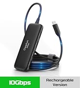 Qeefun USB C Hub 10Gbps, 4 Ports USB-C 3.2 Data Splitter, USB 3.2 Gen 2 Adapter with 100W Power C...