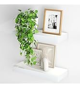 Fun Memories Floating Shelves for Wall, 20Inch Floating Shelves Set of 2, Hanging Shelf with Invi...