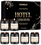 Hotel Scented Candles Set, 6 Pack Candles for Home Scented, Luxury Aromatherapy Jar Candle Gifts ...