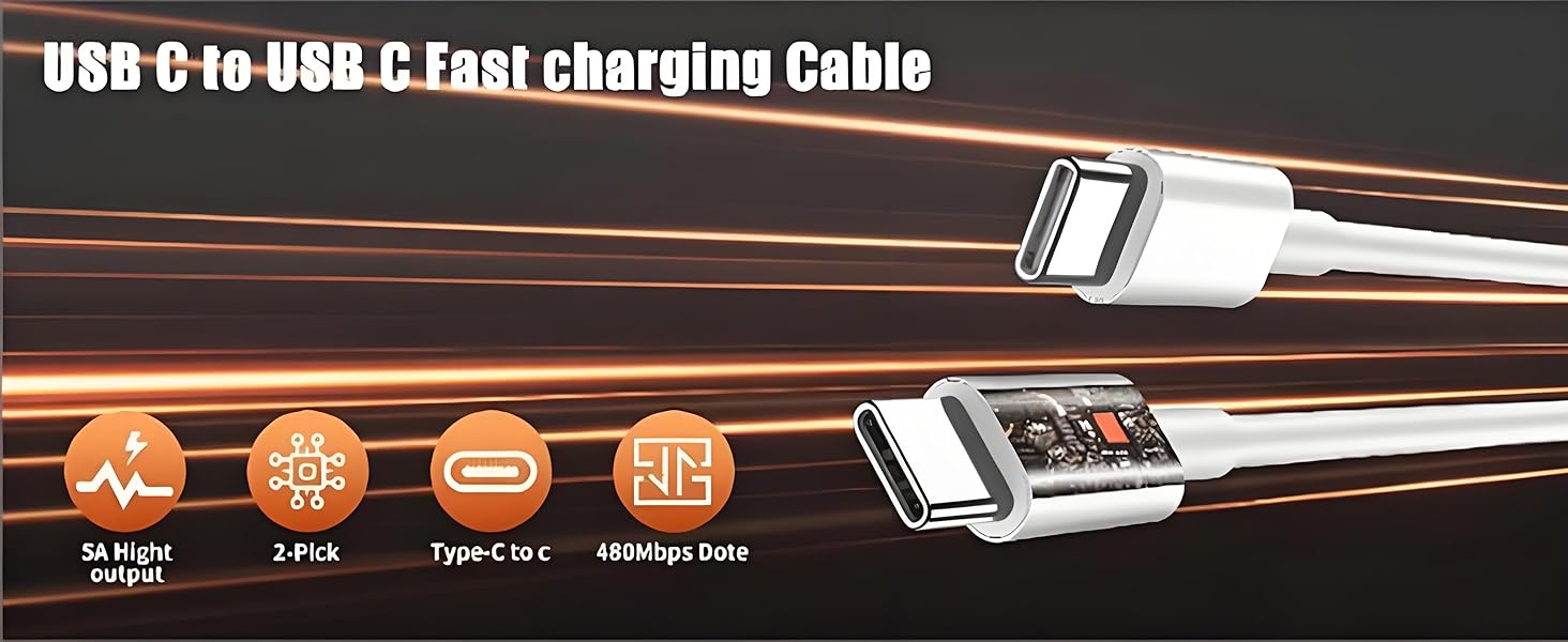 USB C to USB C Fast charging Cable
