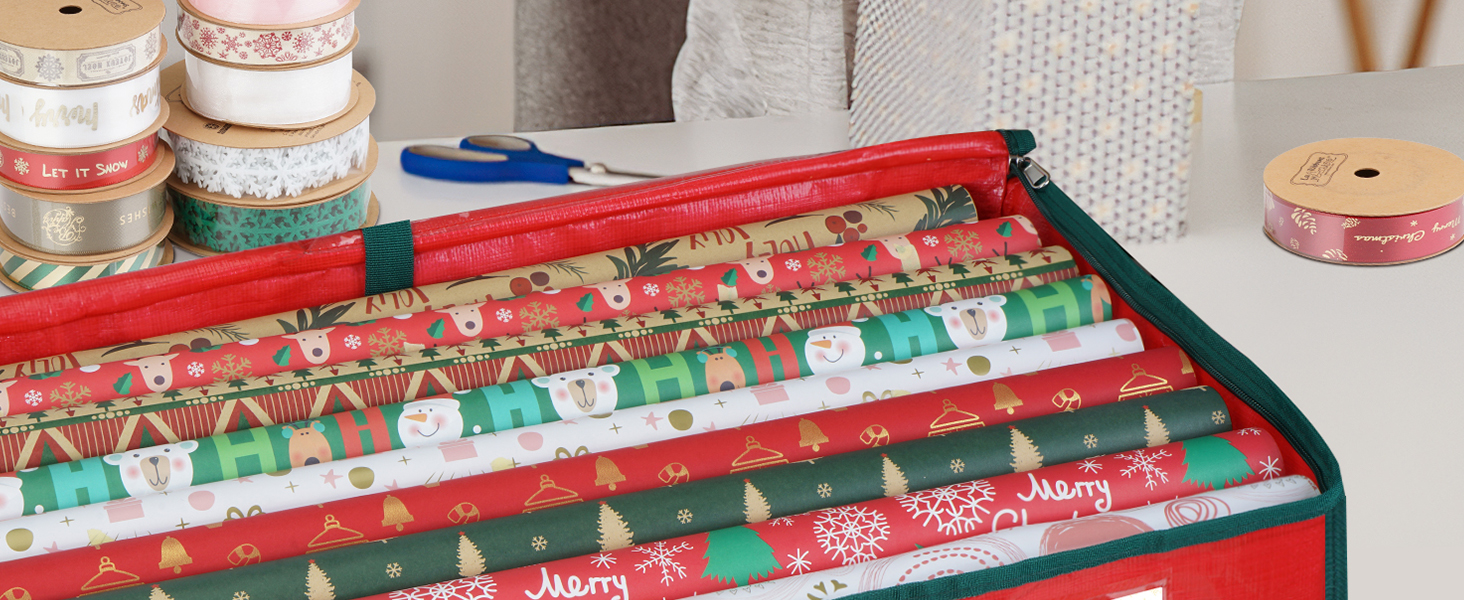 GIFT WRAP ORGANIZER