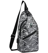 Sling Crossbody Backpack for Nintendo Switch/Lite/OLED, Portable Waterproof Shoulder Chest Carryi...