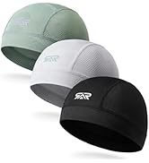 THINDUST 3Pcs Camo Breathable Mesh Skull Cap Cooling Moisture-Wicking Motorcycle Cycling Helmet L...