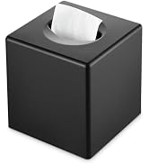 Y-in Hand Tissue Box Cover, Square Facial Tissue Holder Storage for Bathroom Vanity, Countertops,...