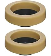 Hibbent 2 Pack Toilet Wax Ring, Thick Toilet Bowl Wax Ring Gasket for Toilet Bowl, Polyethylene F...