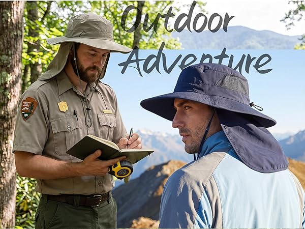 wide brim hunting hat hiking hat upf50 for men