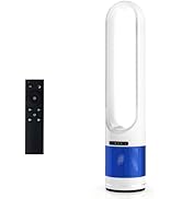 NEWBULIG 41" Bladeless Tower Fan for Bedroom with Air Filter, 80°Oscillating Quiet Fan, 8 Speeds,...