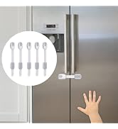 5-Pack Child Proof Cabinet Latches for Drawers, Cupboards, Fridge Toilet Seat, Dishwashers, Trash...