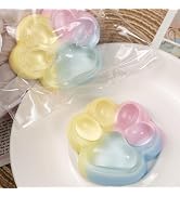 Hunfuthr 2Pcs Taba Squishy Cat Paw Squeeze Toys, Cute Cat Paw Squishy Toys for Stress Relief, Sof...