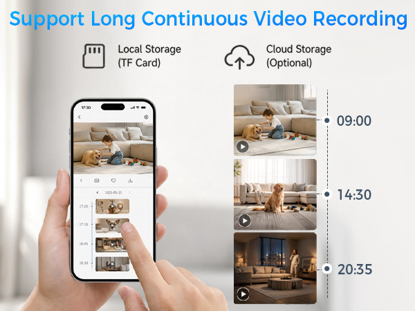 Support Long Continuous Video Recording