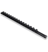 ALOANES 1/2-Inch Drive Aluminum Alloy Socket Organizer, Heavy Duty Socket Racks, Socket Holder Ki...
