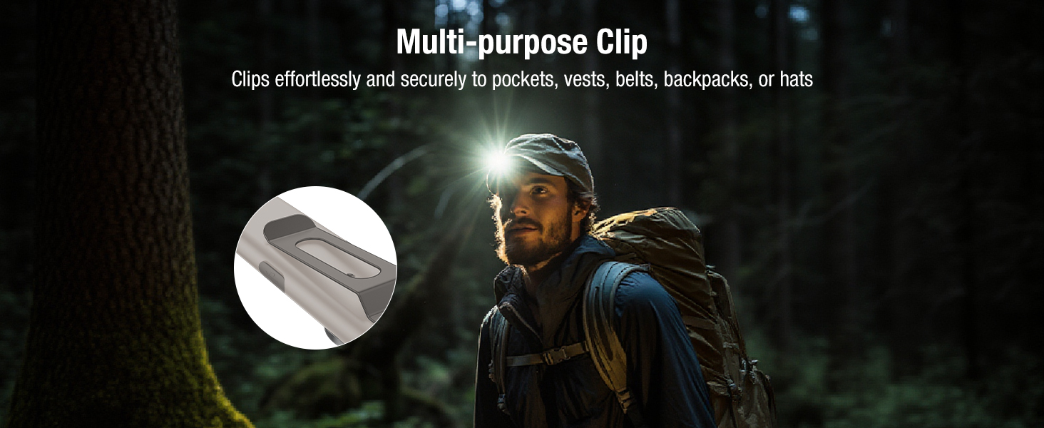 hat flashlight clip on