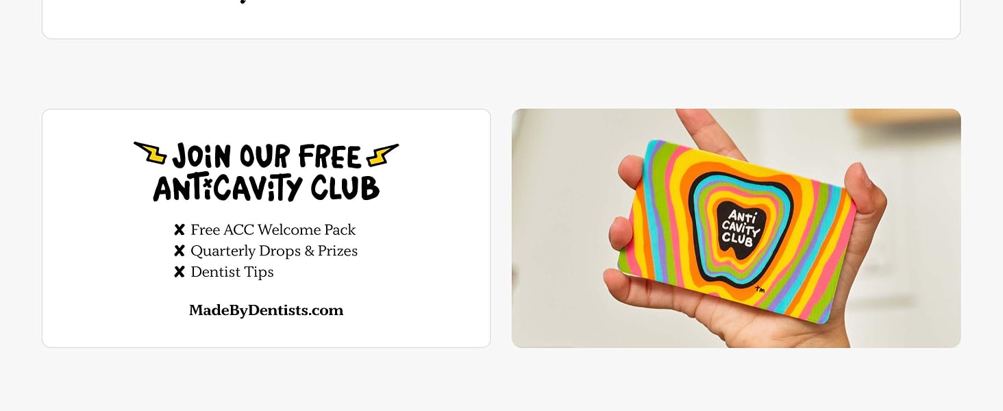 Join our Free Anticavity Club