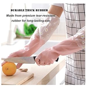 Rubber Cleaning Gloves