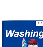 Xcleen Washing Machine Cleaner and Deodorizer Tablets, Washer Cleaner for High-Efficiency He Wash...