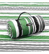HX&OD Large Picnic Blanket Outdoor 80”x60” Waterproof Picnic Mat Foldable 3-Layer Camping Blanket...