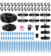 Drip Irrigation System Kit - Automatic Garden Watering System with G-Type 360° Rotating Micro Spr...