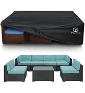STARTWO 2 Years Lifespan Patio Furniture Covers Waterproof, Anti-UV Tear-Resistant 500D Heavy Dut...