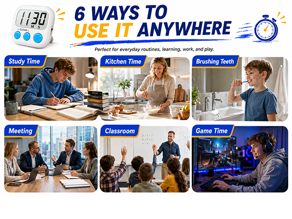 Digital Kitchen Timers for cooking