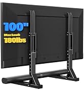 Universal TV Stand Legs for Most 37–100 Inch TVs up to 180 lbs | Height Adjustable TV Legs Replac...