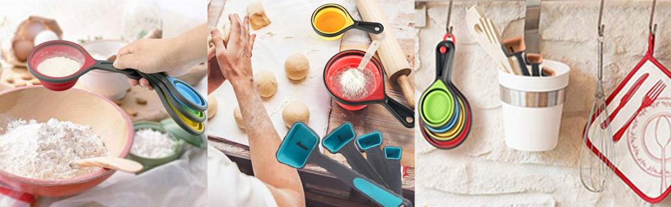 collapsible measuring cups for cooking