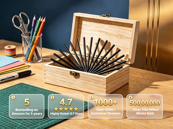 Black Hot Glue Sticks_The Choice of Crafters for 5 Years_go