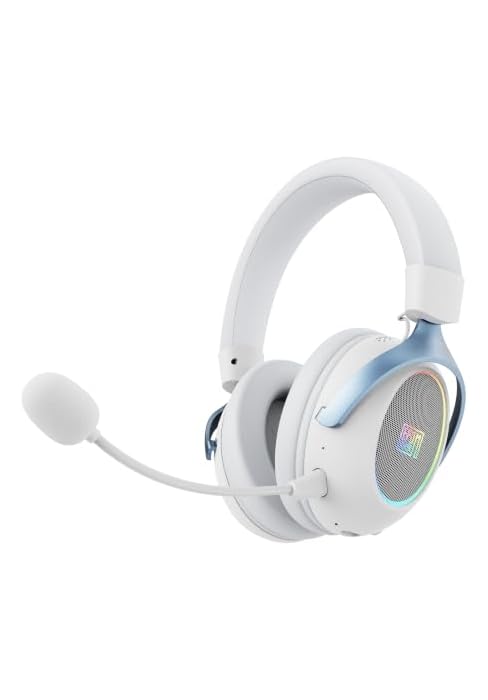 EPOMAKER GX1 Wireless Gaming Headset for PS4/PS5/Switch, 70Hr+ | Gaming Headphones with 7.1 Surro...